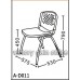 A-D011 彩色膠殼椅 (A026)